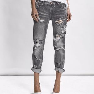 ONE x ONE Teaspoon Destroyed Awesome Baggie Jeans